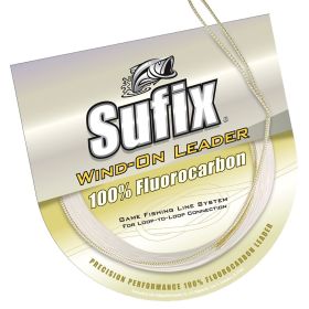 Sufix Wind-On 100% Clear Fluorocarbon Leader - 50lb - 11 yds