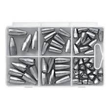 Bullet Weight Pro Assortment Worm Sinker 60ct