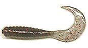 Action Bait 3in Curly Grubs (Option: 25pk Smoke Red Glitter)