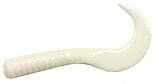 Action Bait 3in Curly Grubs (Option: 20pk White)