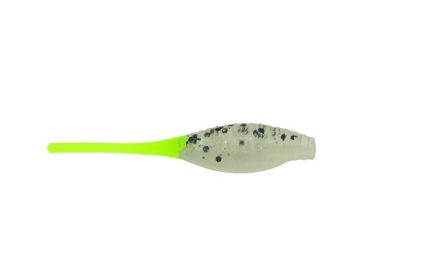 Bass A Pro Tiny Shad 2in 15ct (Option: Salt&Pepper Sil.Phan/Chart Tail)