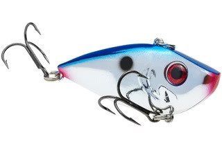 Strike King Red Eye Shad (Option: 3/4oz Chrome Blue)