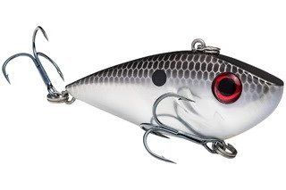Strike King Red Eye Shad (Option: 1/2oz Chrome Black)
