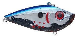 Strike King Red Eye Shad (Option: 1/2oz Chrome Blue w/gill)