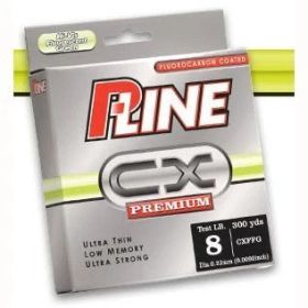 P Line CX Preminum Fluorocarbon Flourescent (Option: Green 300yd 8lb)